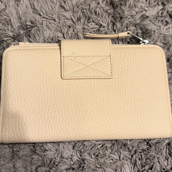 All Saints Tan Leather Wallet - Picture 6 of 7